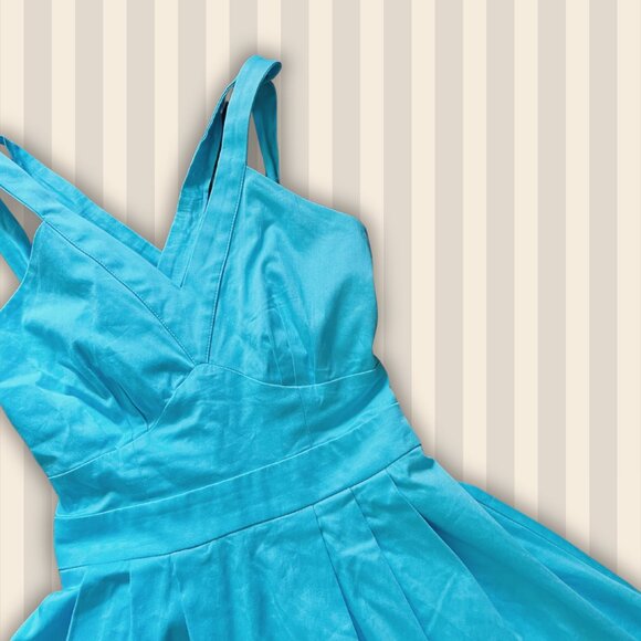 Second Hand Naf Naf blue tie-back dress (NWT) - Size XS - Picture 7 of 9